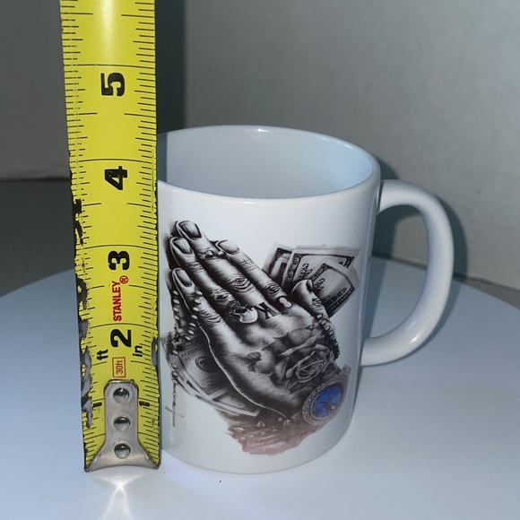 guardian angel and praying hands with money coffee mug cup tea 12” ounce - Picture 9 of 10